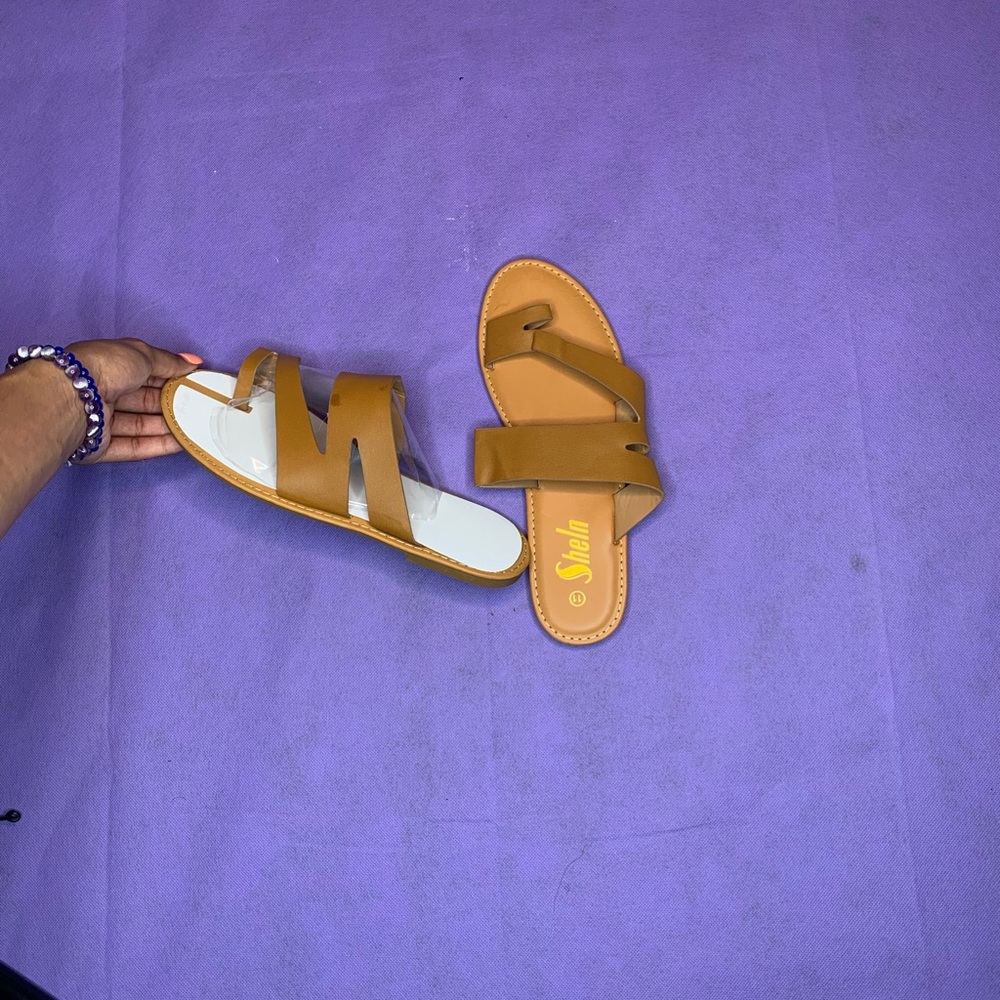 Beige sandals